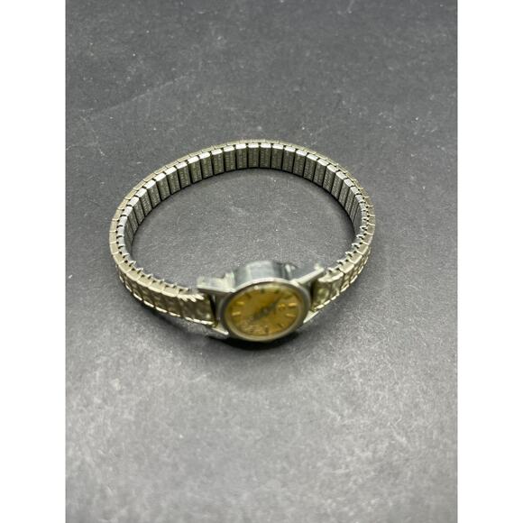 Vintage Omega Cocktail Ladies Watch Mechanical Wind Silver Tone Stretch Band main image 7